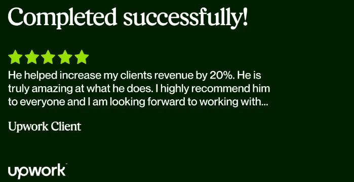 Testimonial for salawu moshood email marketing
