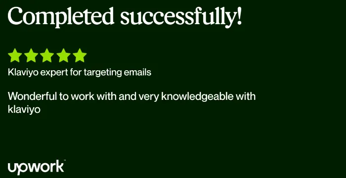 Testimonial for salawu moshood email marketing